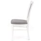 2-jų kėdžių komplektas Halmar Konrad, baltas/pilkas kaina ir informacija | Virtuvės ir valgomojo kėdės | pigu.lt