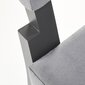 2-jų kėdžių komplektas Halmar Sorbus, pilkas/juodas kaina ir informacija | Virtuvės ir valgomojo kėdės | pigu.lt