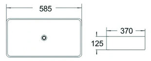 Praustuvas Mexen Catia 58 cm kaina ir informacija | Praustuvai | pigu.lt