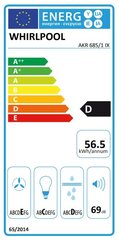 Вытяжка Whirlpool AKR 685/1 IX цена и информация | Вытяжки на кухню | pigu.lt