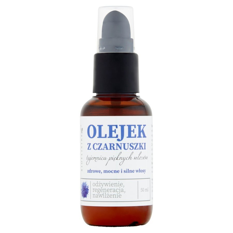 Atkuriamasis plaukų aliejus Bioelixire Black Seed Oil 50 ml цена и информация | Priemonės plaukų stiprinimui | pigu.lt