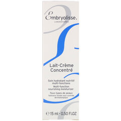 Увлажняющий и питательный крем для лица Embryolisse Lait-Creme Concentre 15 мл цена и информация | Кремы для лица | pigu.lt