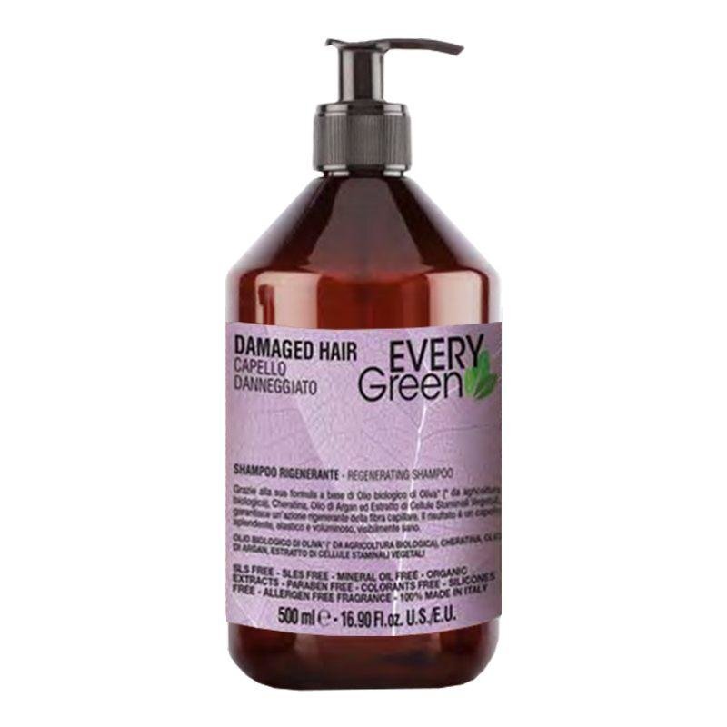 Atkuriamasis šampūnas pažeistiems plaukams Every Green 500 ml kaina ir informacija | Šampūnai | pigu.lt