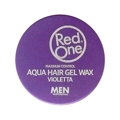 Stiprios fiksacijos plaukų vaškas Red One Aqua 150 ml, Violetta kaina ir informacija | Plaukų formavimo priemonės | pigu.lt