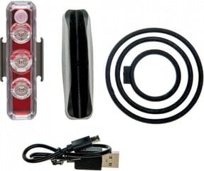Задний фонарь BLACKBURN DAYBLAZER 125 REAR, 125 люмен USB черный цена и информация | Велосипедные фонари, отражатели | pigu.lt
