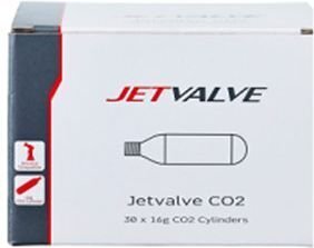 Баллоны JetValve 16 г CO2, 30 шт. цена и информация | Другие аксессуары для велосипеда | pigu.lt