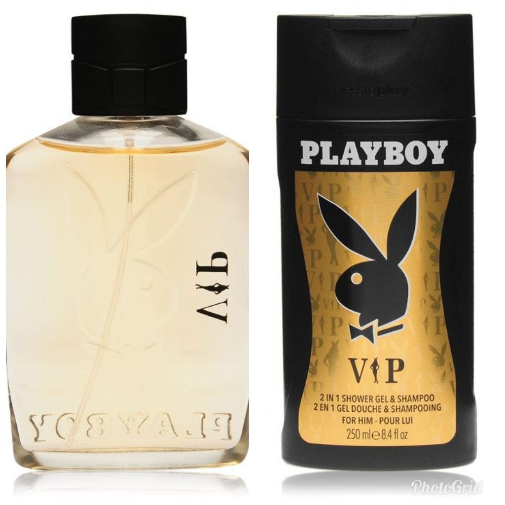 Rinkinys Playboy VIP vyrams: tualetinis vanduo EDT 100 ml + dušo želė 250 ml цена и информация | Kvepalai vyrams | pigu.lt