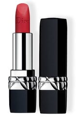 Matiniai lūpų dažai Dior Rouge Dior Matte 3.5 g, 999 Matte kaina ir informacija | Lūpų dažai, blizgiai, balzamai, vazelinai | pigu.lt