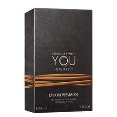 Парфюмированная вода для мужчин Emporio Armani Stronger With You Intensely EDP 100 мл цена и информация | Giorgio Armani Одежда, обувь и аксессуары | pigu.lt