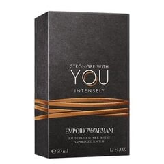 Парфюмированная вода Emporio Armani Stronger With You Intensely EDP для мужчин 50 мл цена и информация | Мужские духи | pigu.lt