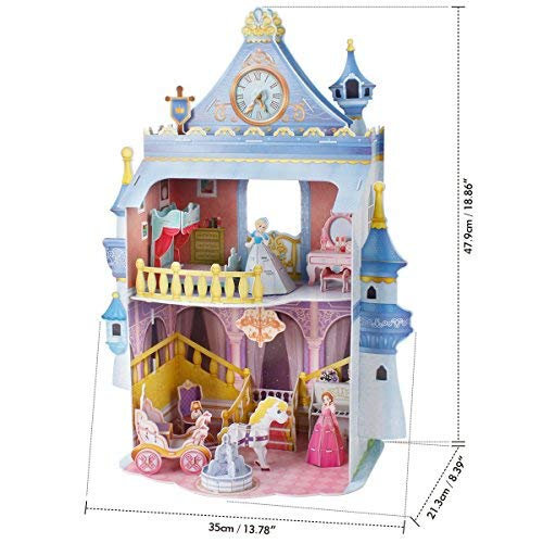 3D dėlionė CubicFun Fairytale Castle, 81 detalė цена и информация | Dėlionės (puzzle) | pigu.lt