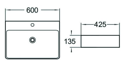 Praustuvas Mexen Lara, 60 cm kaina ir informacija | Praustuvai | pigu.lt