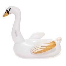 Pripučiamas plaustas Bestway Luxury Swan, 169x169 cm kaina ir informacija | Pripučiamos ir paplūdimio prekės | pigu.lt