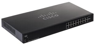 Cisco SG250-18 Managed L2/L3 Gigabit Ethernet (10/100/1000) Black 1U цена и информация | Коммутаторы (Switch) | pigu.lt