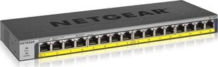 NETGEAR GS116PP-100EUS kaina ir informacija | Komutatoriai (Switch) | pigu.lt