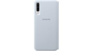 Samsung Galaxy A50 Wallet Cover - White kaina ir informacija | Telefono dėklai | pigu.lt