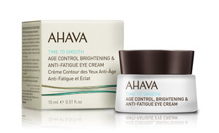 Крем для глаз, борющийся с признаками усталости Ahava Age Control Brightening & Anti-fatigue 15 мл цена и информация | Сыворотки, кремы для век | pigu.lt