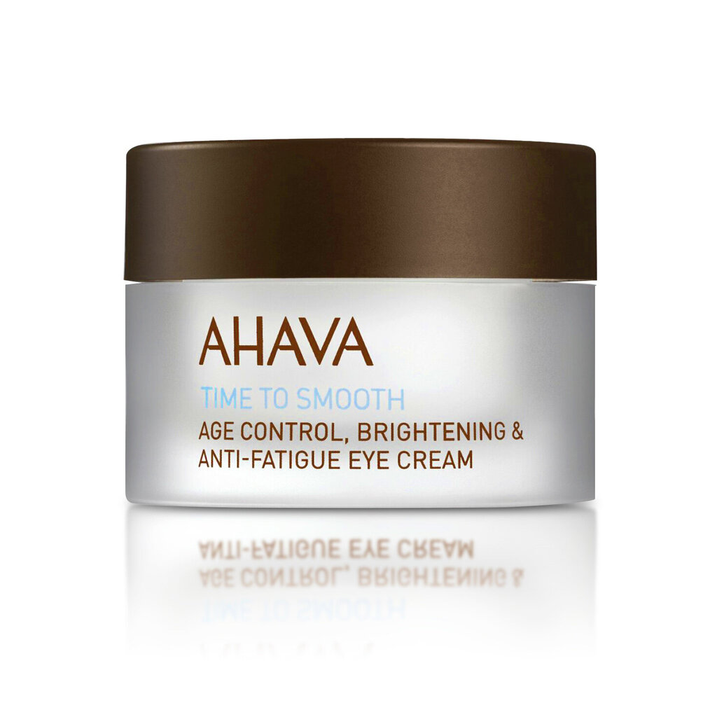 Su nuovargio požymiais kovojantis paakių kremas Ahava Age Control Brightening & Anti-fatigue 15 ml цена и информация | Paakių kremai, serumai | pigu.lt