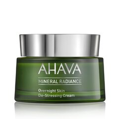 Veido kremas Ahava Mineral Radiance Overnight De-Stressing Cream 50 ml kaina ir informacija | Veido kremai | pigu.lt