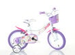 Dviratukas vaikams Bimbo Bike 16", baltas цена и информация | Dviračiai | pigu.lt