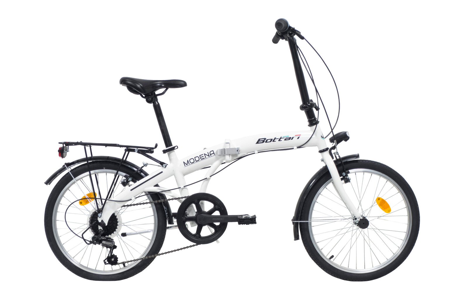 Sulankstomas dviratis Bottari Modena 20", baltas цена и информация | Dviračiai | pigu.lt