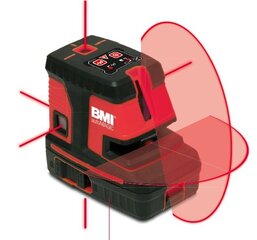 Крестовый и 5-линейный лазерный нивелир BMI autoMAGIC (c приемником) цена и информация | BMI Сантехника, ремонт, вентиляция | pigu.lt
