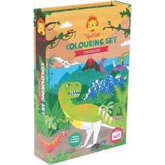 Набор для раскраски с фломастерами Tiger Trible Динозавры цена и информация | Принадлежности для рисования, лепки | pigu.lt