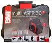 360° linijinis lazerinis nivelyras BMI multiLASER 3D, raudonas spidulys kaina ir informacija | Mechaniniai įrankiai | pigu.lt