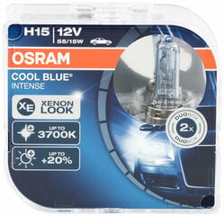 Lemputė Osram Cool blue Intense, H15 цена и информация | Автомобильные лампочки | pigu.lt