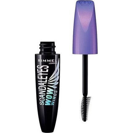 Blakstienų tušas Rimmel London Scandaleyes Wow Wings 12 ml, 003 Extreme Black kaina ir informacija | Akių šešėliai, pieštukai, blakstienų tušai, serumai | pigu.lt