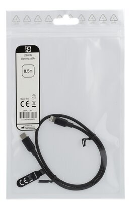 Epzi USBC-1301, USB C, Lightning, 0.5m цена и информация | Laidai telefonams | pigu.lt