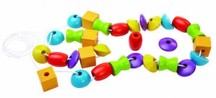 Žaidimas PlanToys Lacing Beads kaina ir informacija | Lavinamieji žaislai | pigu.lt