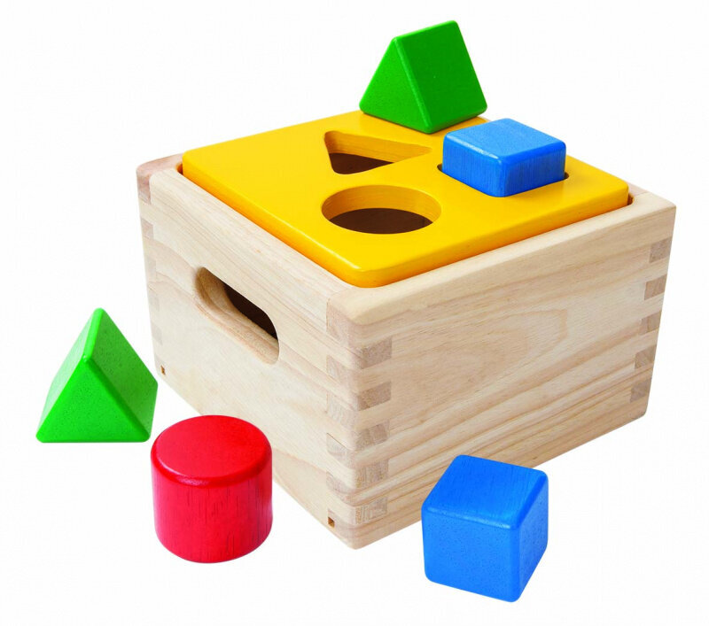 Priemonė PlanToys "SHAPE & SORT IT OUT" kaina ir informacija | Lavinamieji žaislai | pigu.lt