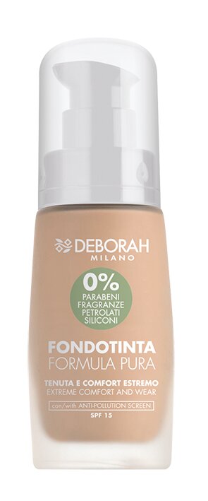 Makiažo pagrindas Deborah Milano Formula Pura 30 ml, 02 Beige kaina ir informacija | Makiažo pagrindai, pudros | pigu.lt