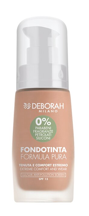 Makiažo pagrindas Deborah Milano Formula Pura 30 ml, 03 Apricot kaina ir informacija | Makiažo pagrindai, pudros | pigu.lt