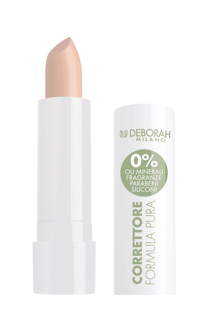 Maskuoklis Deborah Milano Formula Pura 4,9 g, 02 Light Beige цена и информация | Makiažo pagrindai, pudros | pigu.lt