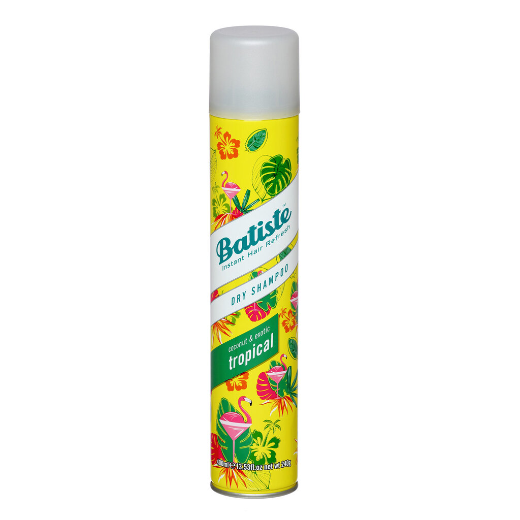 Sausas plaukų šampūnas Batiste Tropical 400ml цена и информация | Šampūnai | pigu.lt