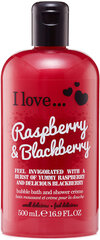 Гель для душа I Love... Raspberry & Blackberry 500 мл цена и информация | Масла, гели для душа | pigu.lt