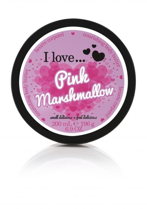 Maitinamasis kūno sviestas I Love... Pink Marshmallow 200 ml цена и информация | Kūno kremai, losjonai | pigu.lt