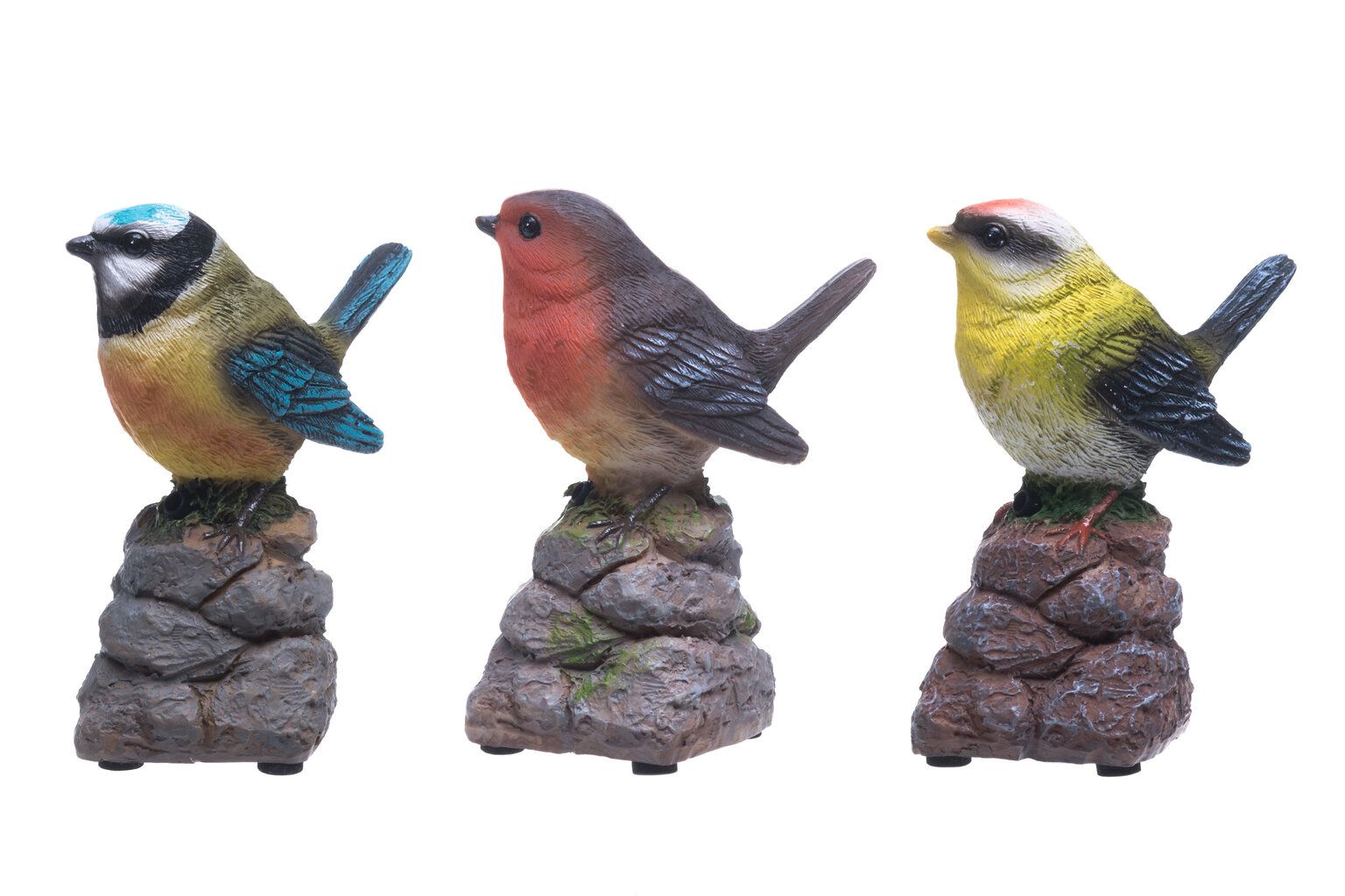 4Living sodo dekoracija su judesio davikliu Giedantis paukštis kaina ir informacija | Sodo dekoracijos | pigu.lt