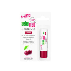 Бальзам для губ с вишней Sebamed Sensitive Skin Lip Defense SPF30 4.8 г цена и информация | Помады, бальзамы, блеск для губ | pigu.lt