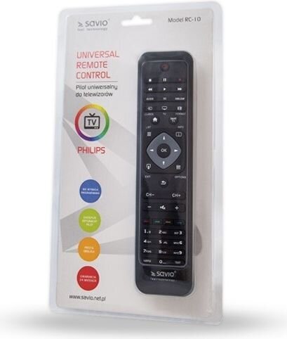 Elmak Savio RC-10 kaina ir informacija | Išmaniųjų (Smart TV) ir televizorių priedai | pigu.lt