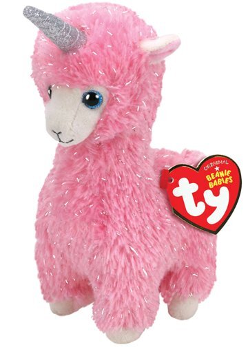 Pliušinis žaislas TY Beanie Boos Lana rožinė lama , 15 cm, 36282 kaina ir informacija | Minkšti (pliušiniai) žaislai | pigu.lt