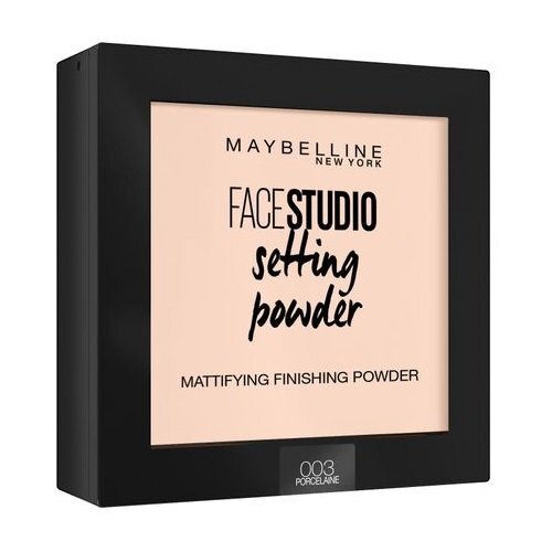 Matinį efektą suteikianti makiažą fiksuojanti pudra Maybelline New York Face Studio 9 g, 003 Porcelaine цена и информация | Makiažo pagrindai, pudros | pigu.lt