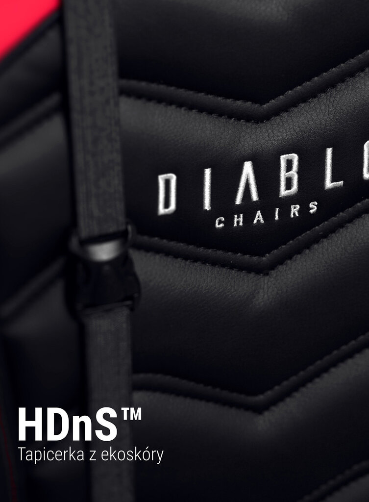 Vaikiška žaidimų kėdė Diablo X-Ray S, juoda/raudona kaina ir informacija | Biuro kėdės | pigu.lt