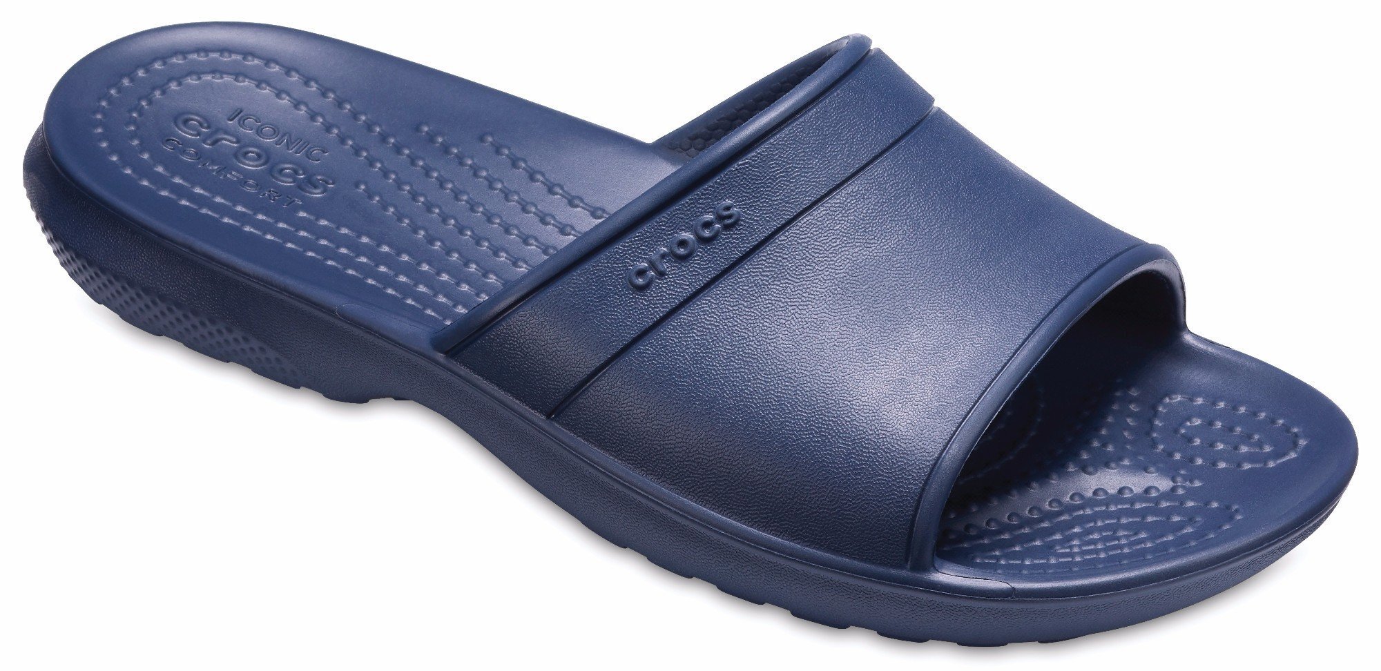 Crocs™ šlepetės vaikams Kids' Classic Slide, Navy kaina ir informacija | Paplūdimio avalynė vaikams | pigu.lt