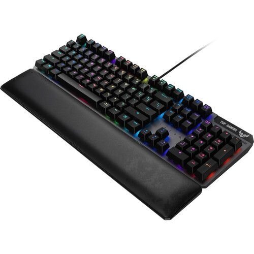 Žaidimų klaviatūra Asus TUF Gaming K7, Juoda kaina ir informacija | Klaviatūros | pigu.lt