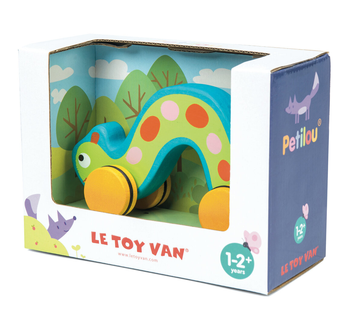 Medinis žaislas - Kirminukas, Le Toy Van PL034 kaina ir informacija | Žaislai kūdikiams | pigu.lt