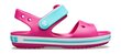 Crocs™ basutės Crocband Sandal, Candy Pink/Pool kaina ir informacija | Basutės vaikams | pigu.lt