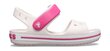 Crocs™ basutės Crocband Sandal, Barely Pink/Candy Pink цена и информация | Basutės vaikams | pigu.lt